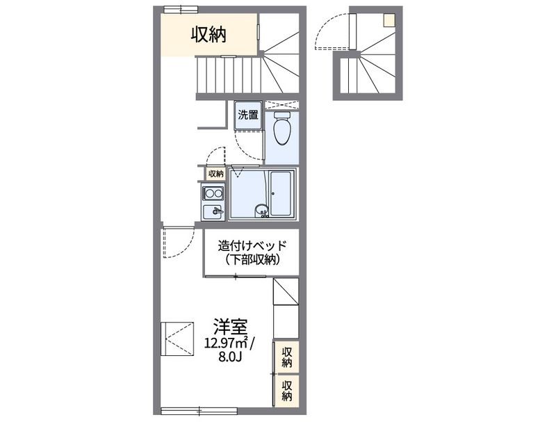レオパレス悠樹Ⅱ 間取図
