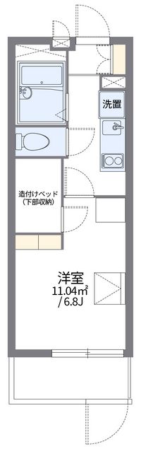 レオパレスマース 間取り図