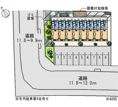 16055 Monthly parking lot