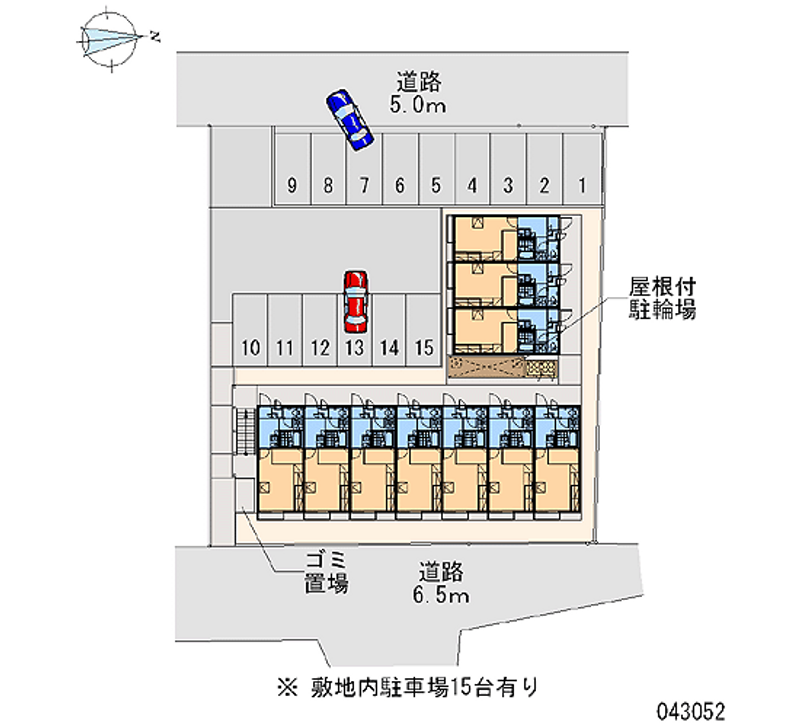 43052 Monthly parking lot