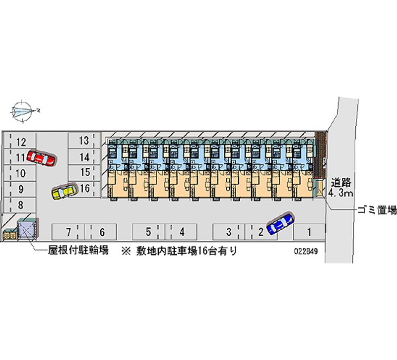 22849月租停車場