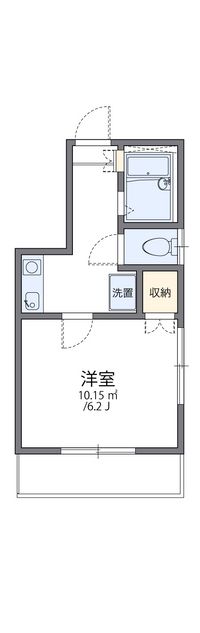 レオパレス砂子町 間取図