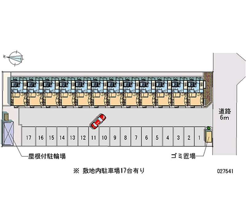 27541 Monthly parking lot