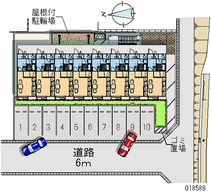 レオパレススバル 区画図