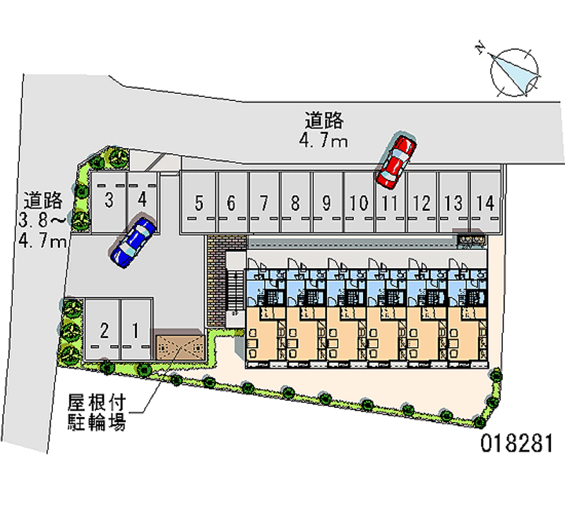 18281月租停車場