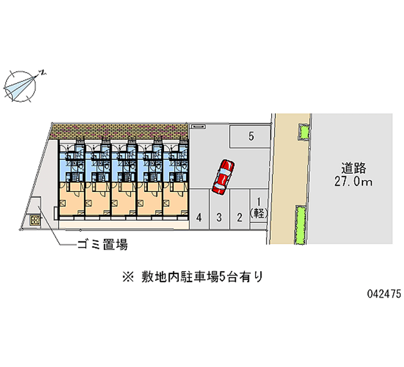 レオネクスト城見橋ハイツ 月極駐車場