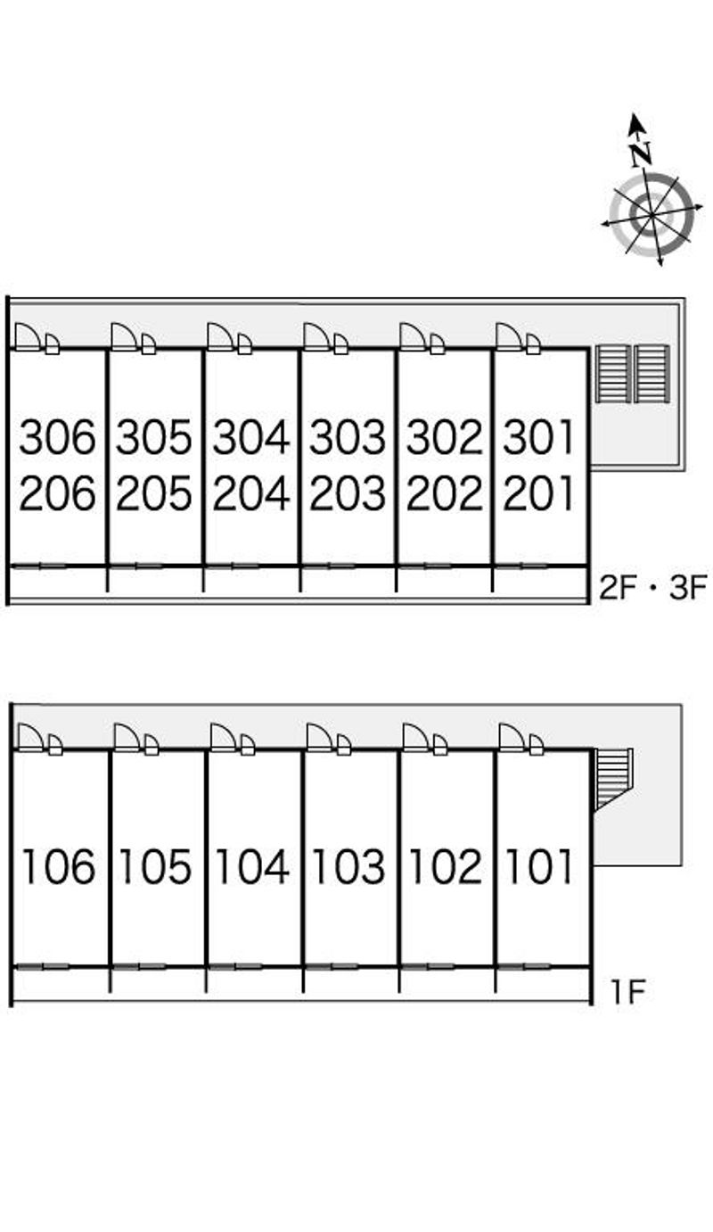 レオパレスクリスタル 間取り配置図