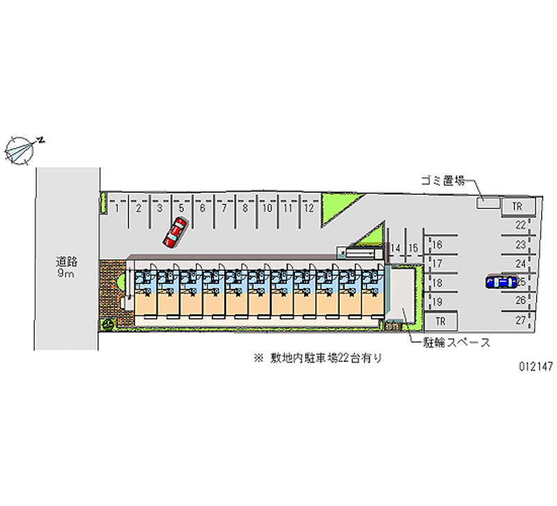 12147月租停車場