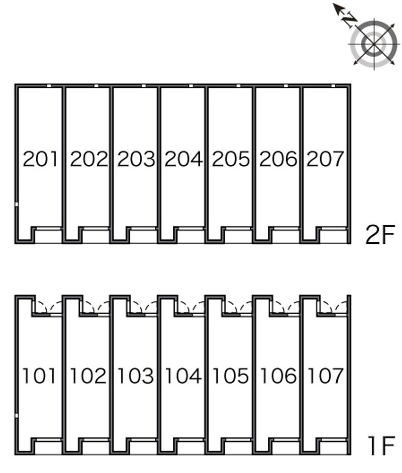 レオネクスト葵 間取配置図