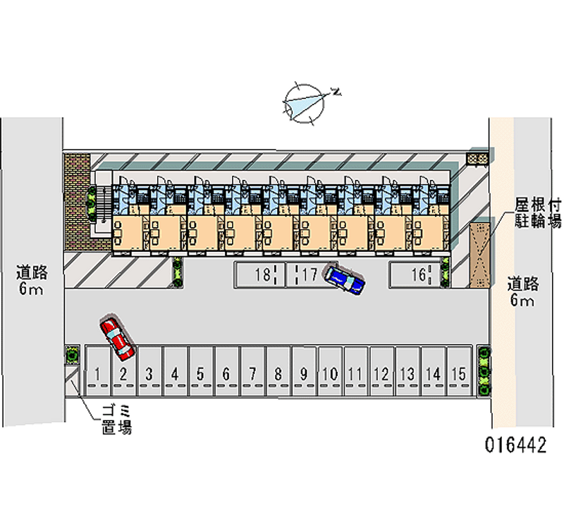 16442 Monthly parking lot