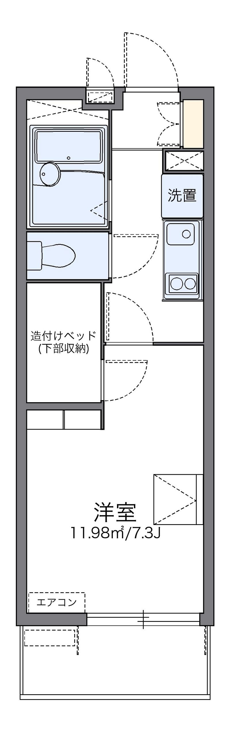 レオパレスＰｉｎｅｓ寿 間取図