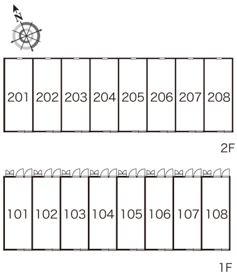 レオパレスＹＯＵ 間取配置図
