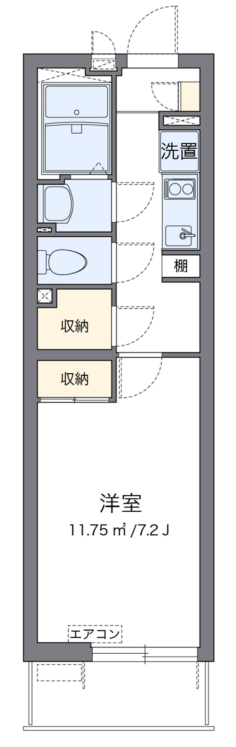 クレイノ港北Ⅱ 間取図