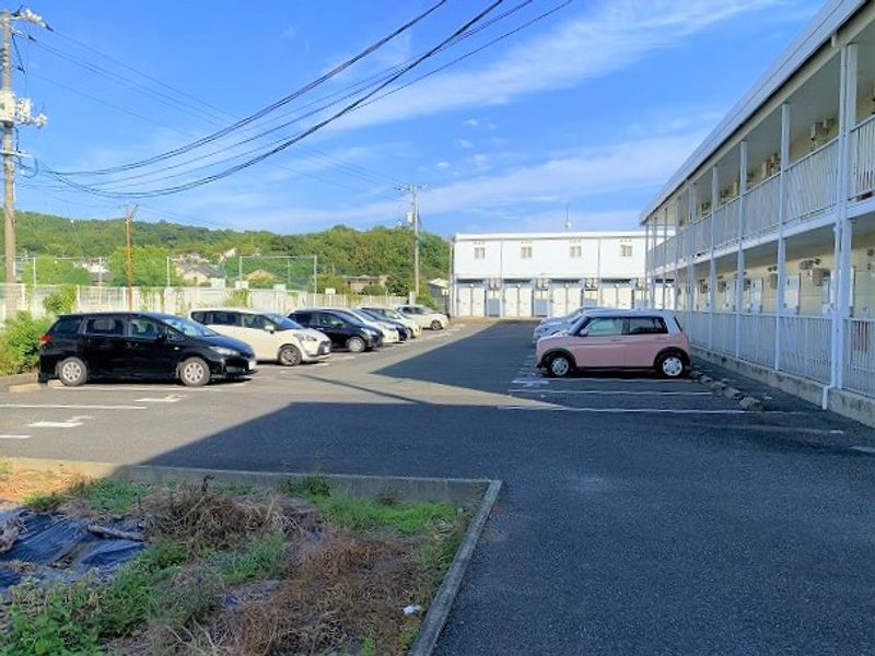 レオパレス穂高 駐車場