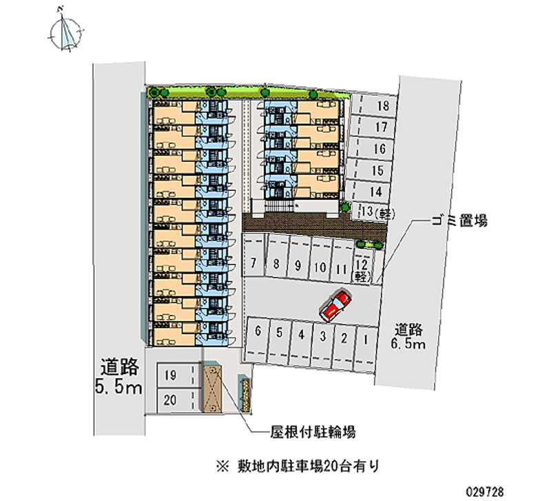 29728 Monthly parking lot