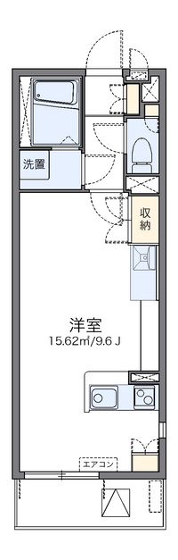 レオネクストリバーサイドⅡ 間取り図