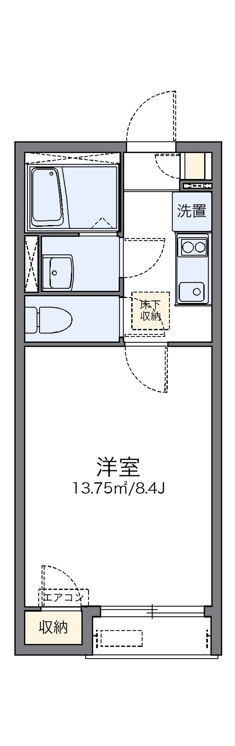 レオネクストエスポワールＴ　Ⅵ 間取図