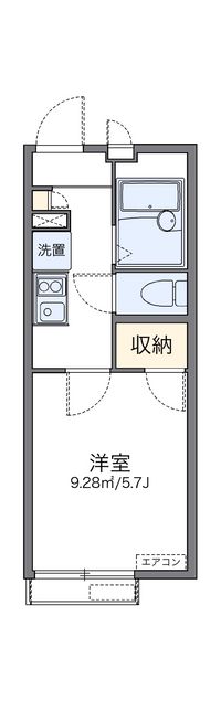 レオパレスウィステリア　Ⅰ 間取り図