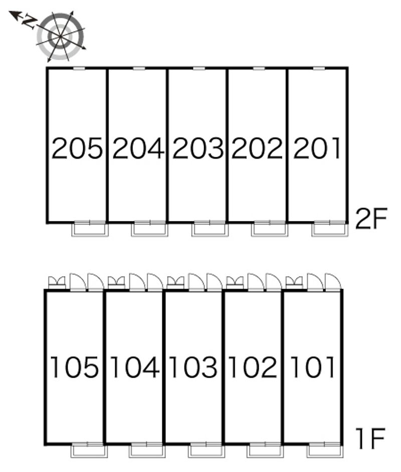 レオパレス未来 間取配置図