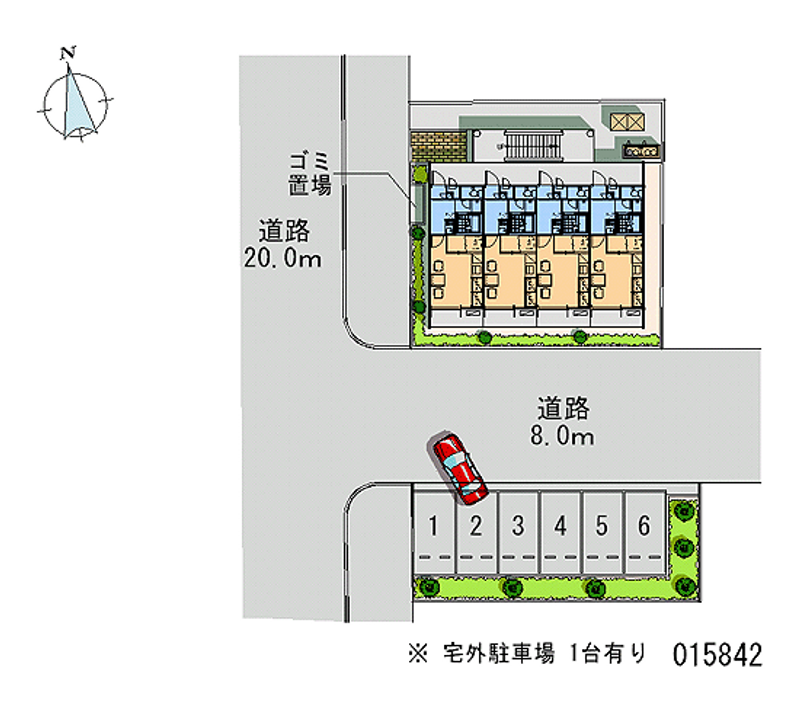 15842月租停車場