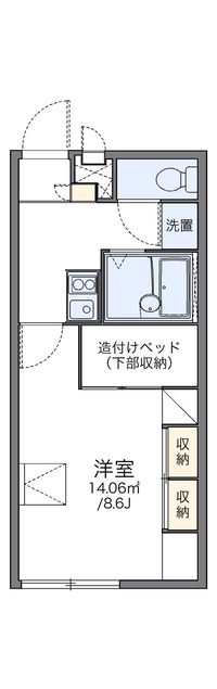 レオパレスシャトーＡ 間取り図