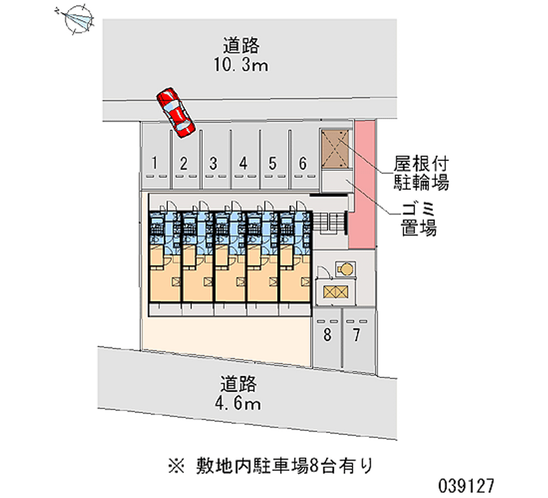 レオパレスルエスト 月極駐車場