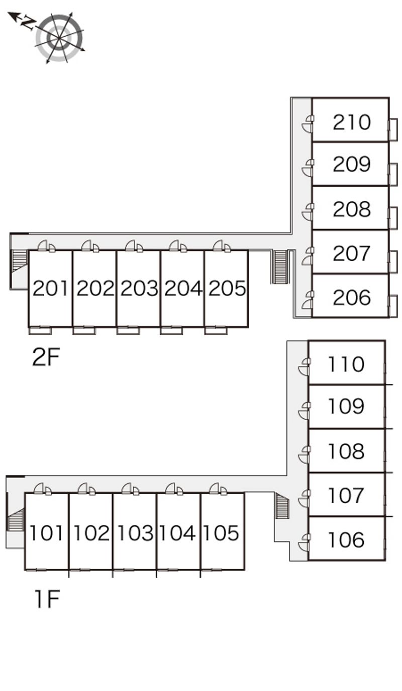 レオパレスＹＭ　Ｌｉｂｅｒｔｙ　Ｐｌａｃｅ 間取配置図