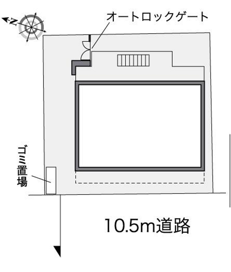レオパレスＩＳＨＩＤＡ 配置図