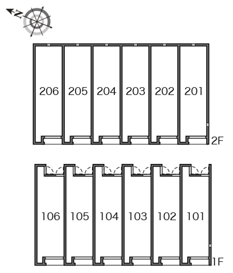 レオネクストエスポワール 間取り配置図