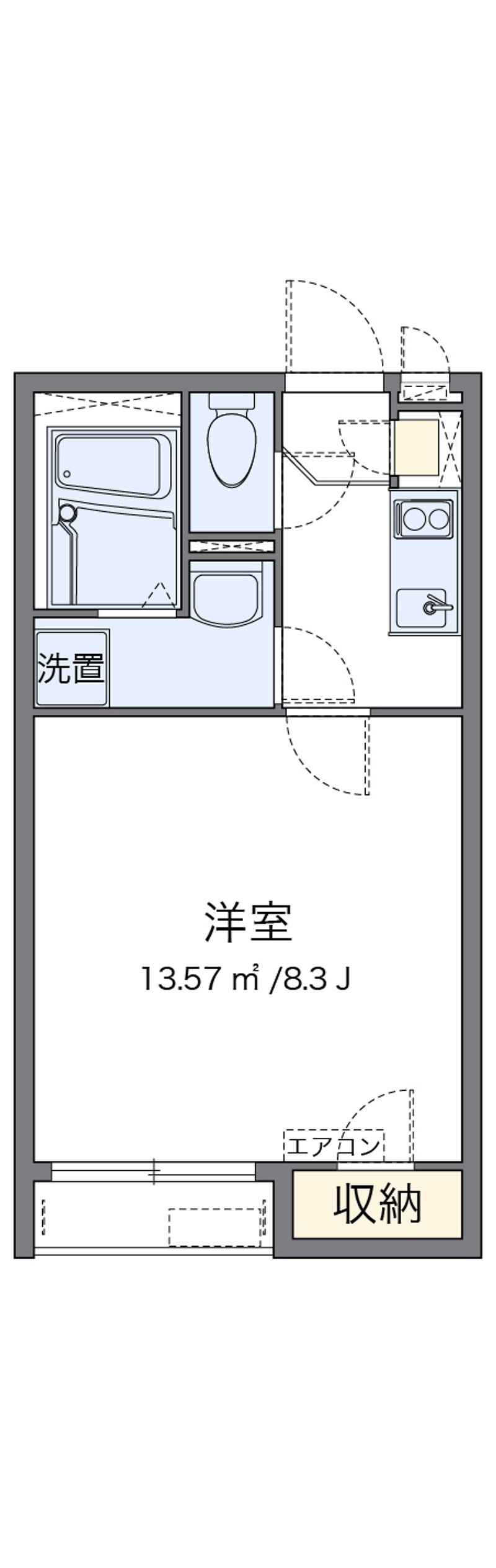 クレイノ涼 間取り