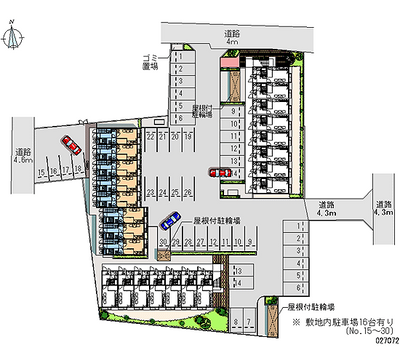 27072 Monthly parking lot