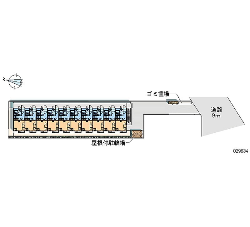 レオパレスみうらイチゴ駅 区画図