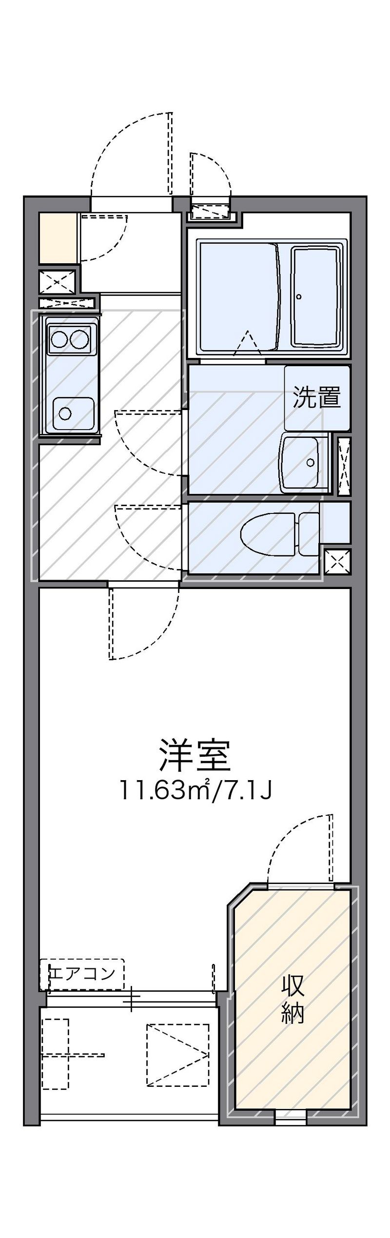 レオネクストアプリーレ 間取図