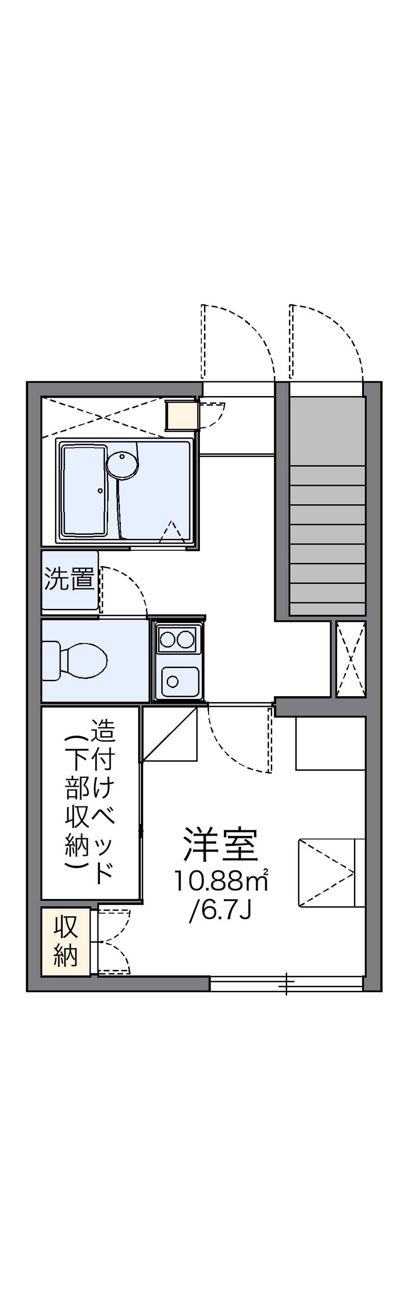 レオパレスＣａｒｍｉｎａ 間取図