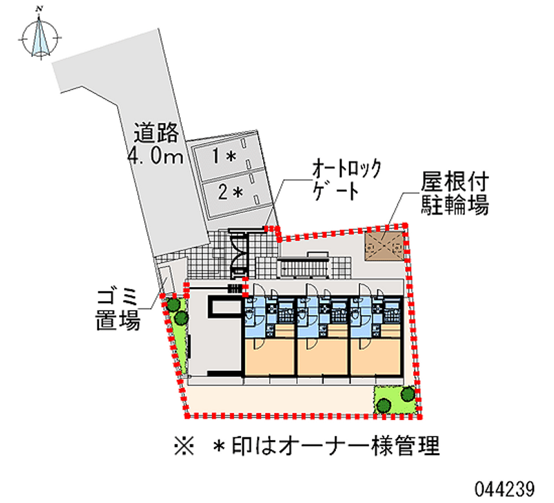 レオパレスＢＲＩＳＥ関町東 区画図