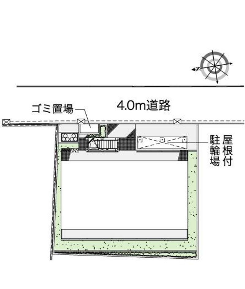 レオパレスヴェラ　コート 配置図