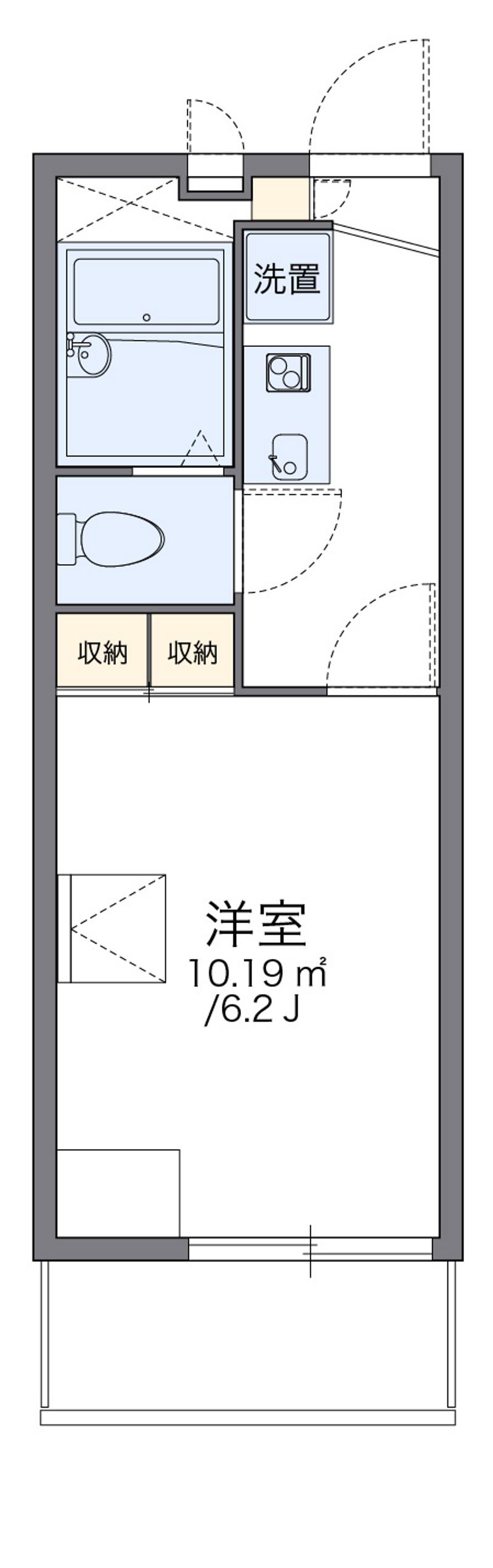 レオパレスＺＩＯＵＮ　ＶＩＥＲ 間取図