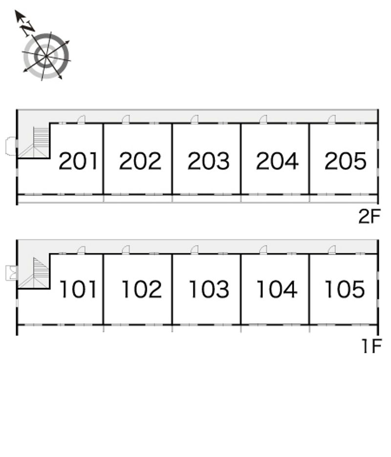 レオパレス翔 間取配置図