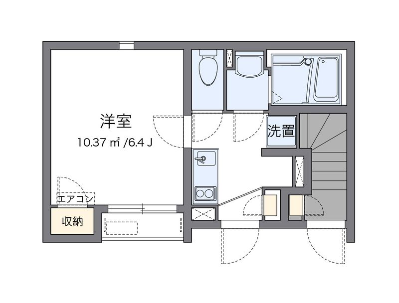 クレイノル　シェノン川名 間取図