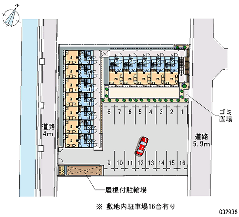 レオパレスパルグランデ南町 共用部分