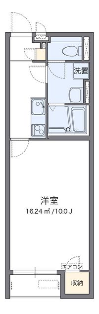 クレイノシャイン万倍 間取り図