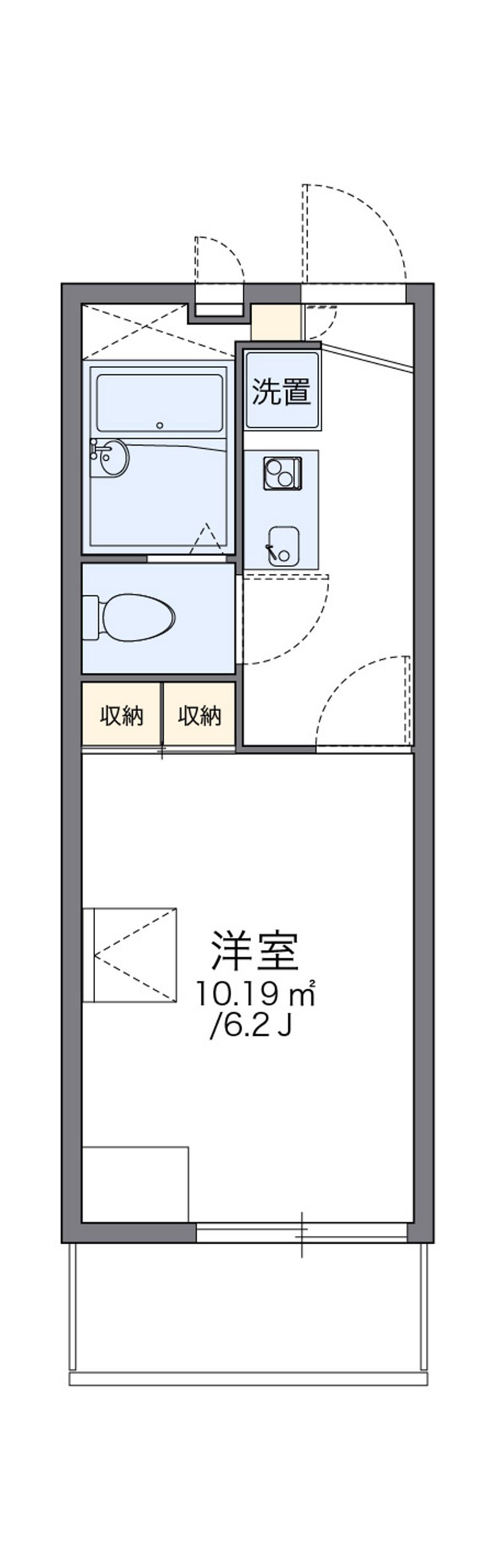 レオパレスＥＬＡＮⅡ 間取図
