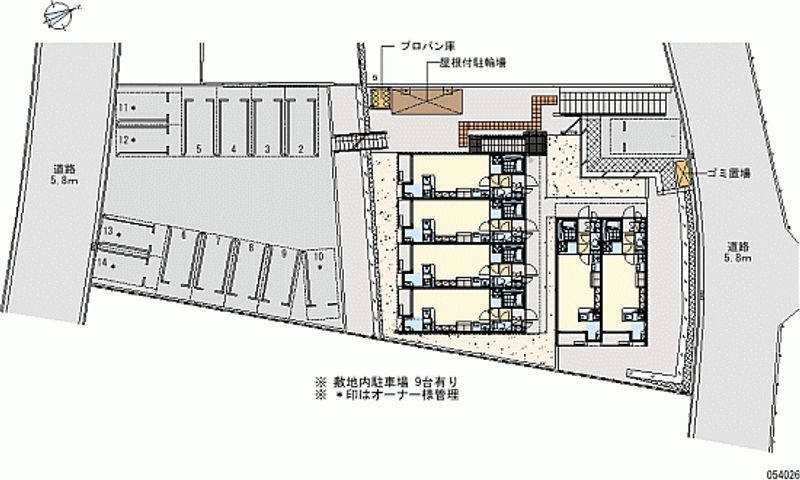 54026 Monthly parking lot