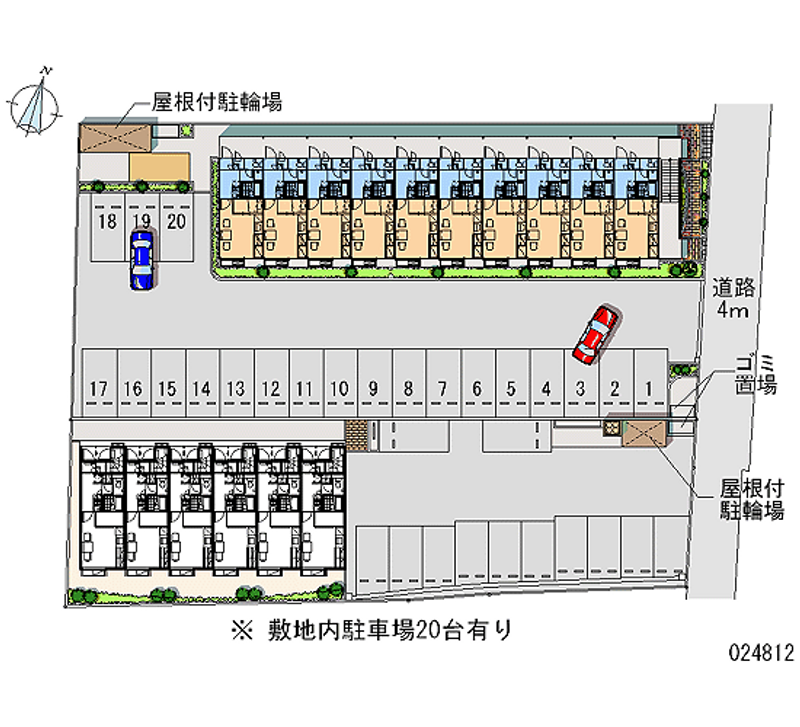 24812 bãi đậu xe hàng tháng