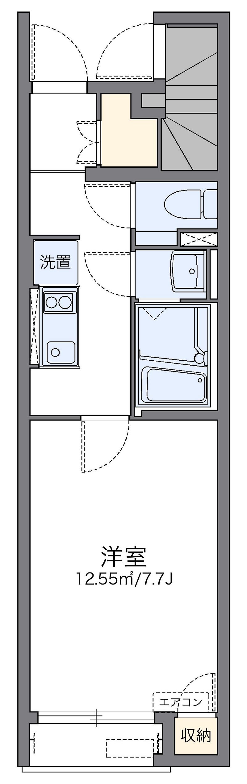レオネクストかすみ町 間取図