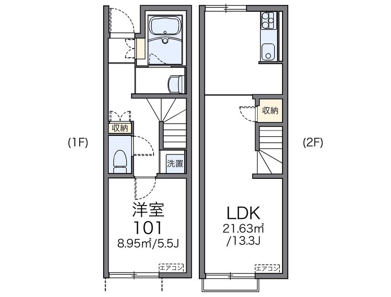 レオネクストイレブン 間取図