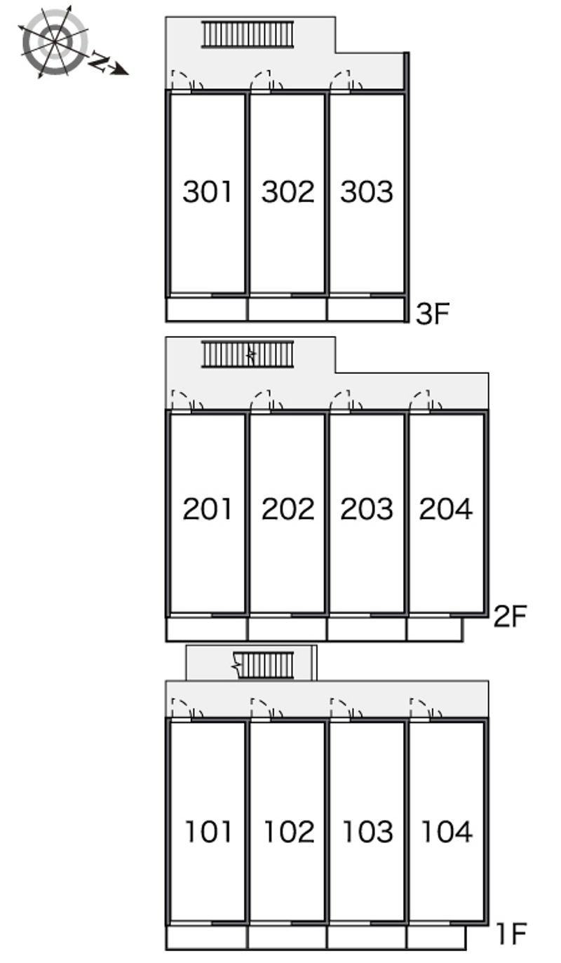 レオネクストブルーヴィラ 間取り配置図