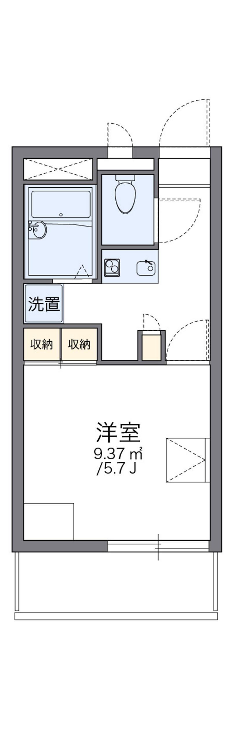 レオパレスシュテルン 間取図