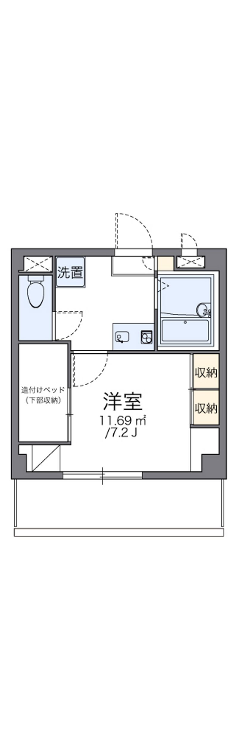 レオパレスピオニィ 間取図