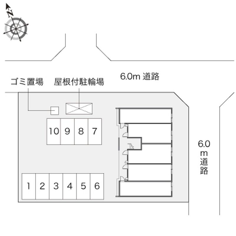 レオパレス先作イースト 配置図